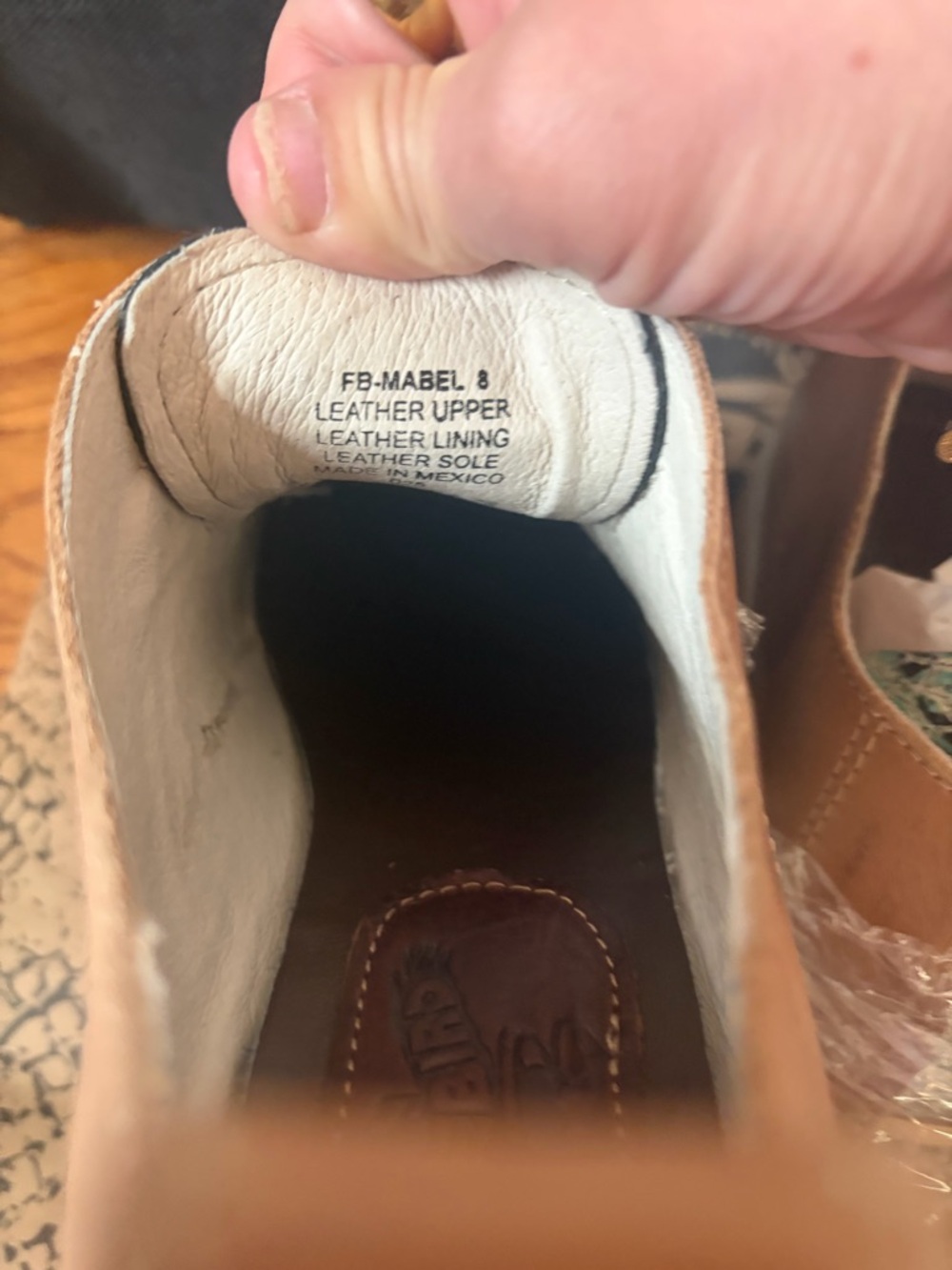 freebird Mabel Turquoise Multi & Tan Leather Loafers - Picture 3 of 6